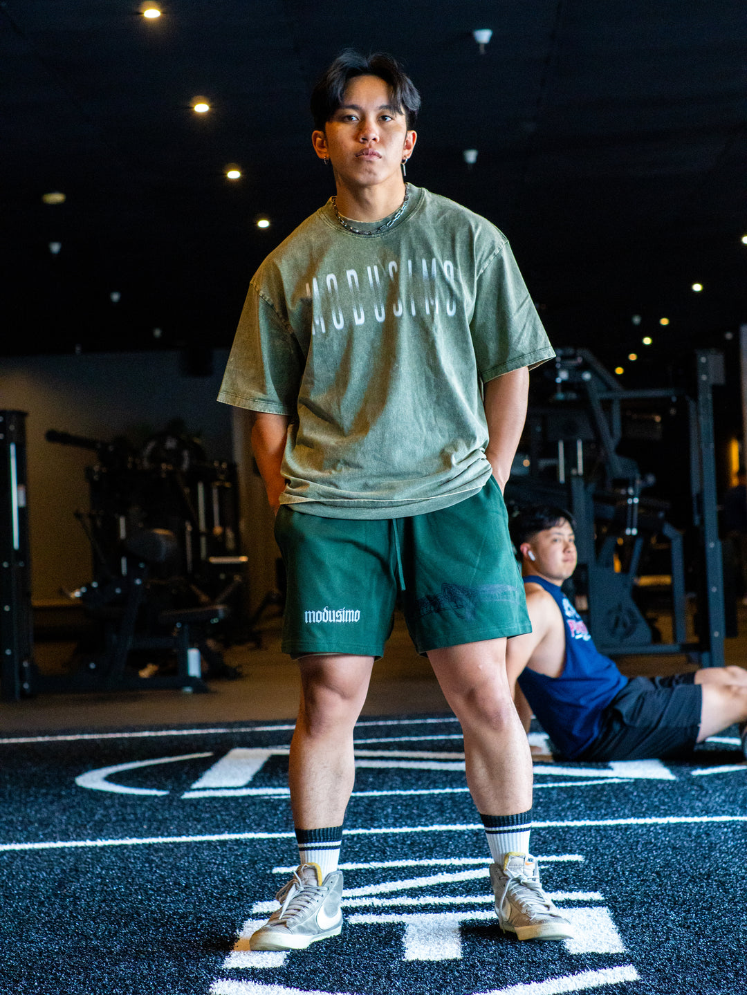 On Attack Sweat Shorts Ranger Green