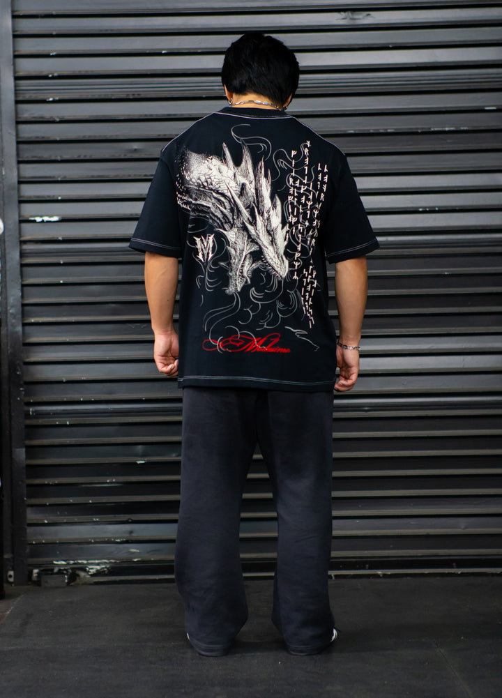 Warmonger "Premium" Oversized T-Shirt Black