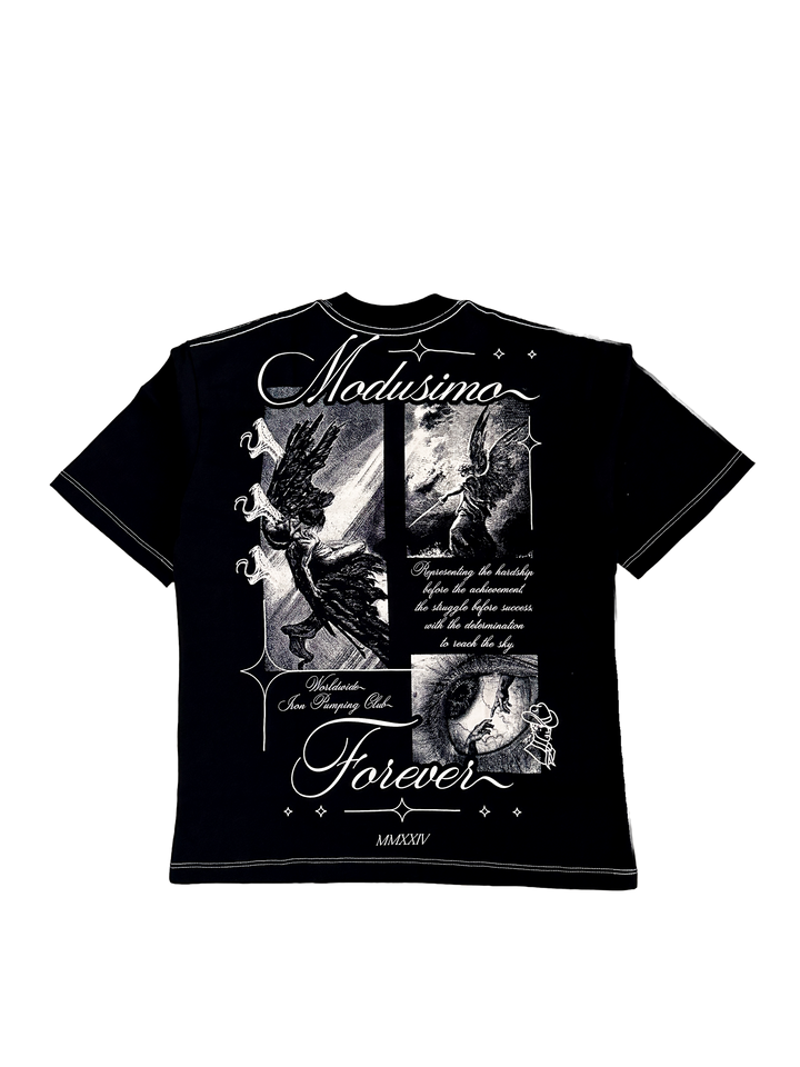 The Sun And Stars "Premium" Oversized T-Shirt Black