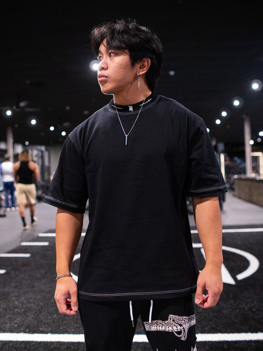 The Sun And Stars "Premium" Oversized T-Shirt Black