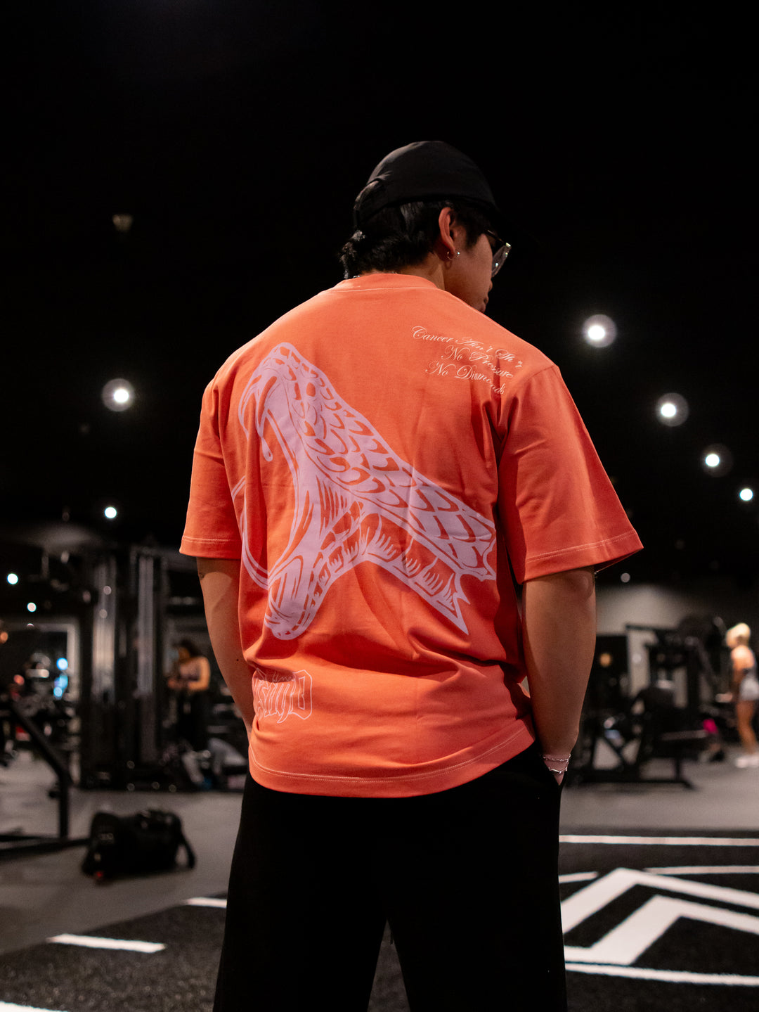 Cancer Ain't Sh*t "Premium" Oversized T-Shirt Salmon