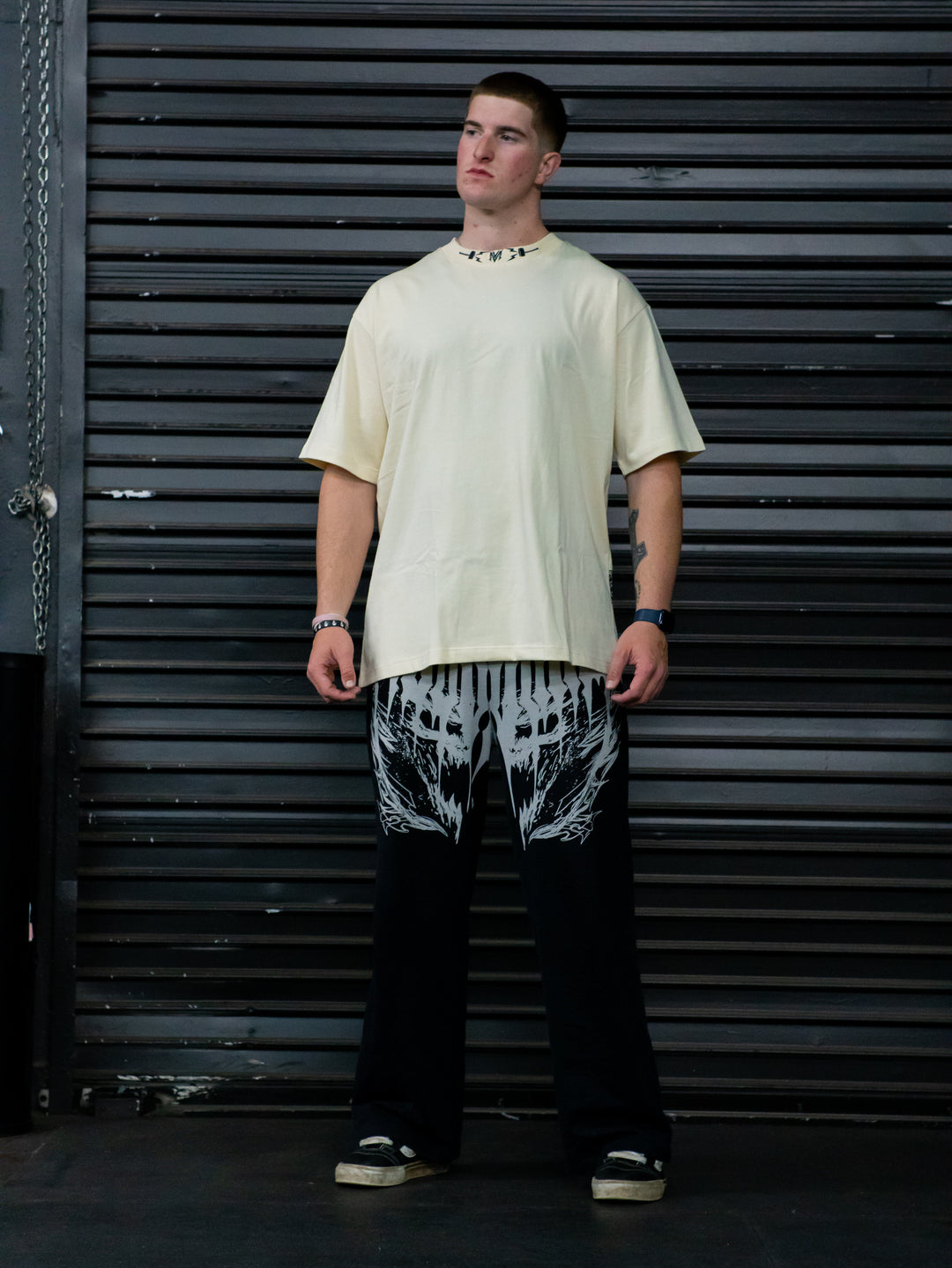 Thunder "Premium" Oversized T-Shirt Pastel Cream