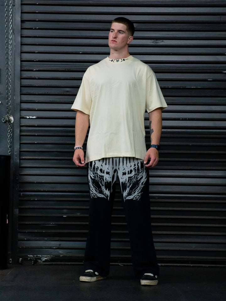 Thunder "Premium" Oversized T-Shirt Pastel Cream