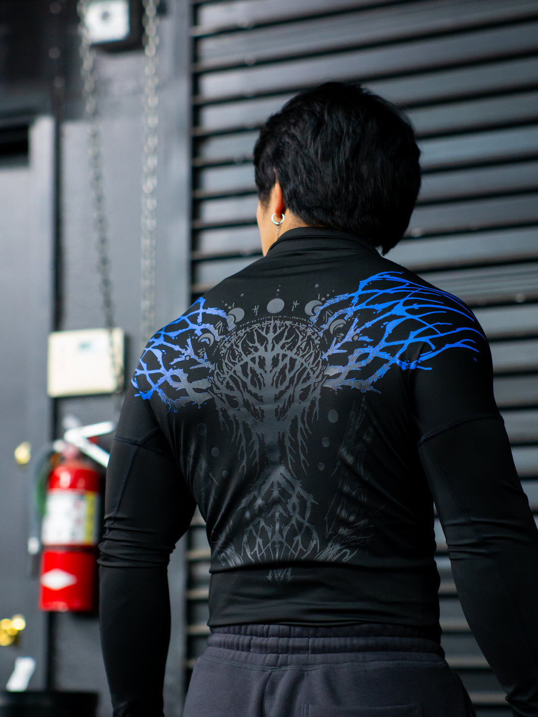 Nine Worlds Compression Quarter Zip Black