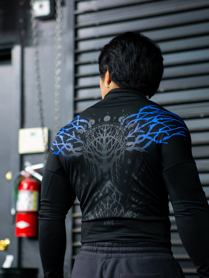 Nine Worlds Compression Quarter Zip Black