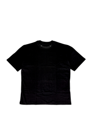 Strength and Power Premium oversized tee in black, front flat lay