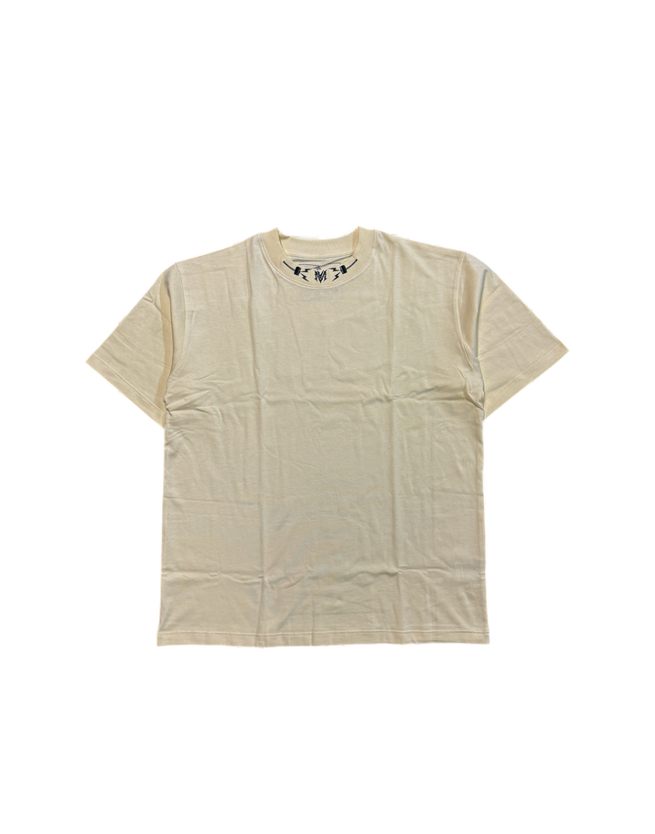 Beige t-shirt on a white background