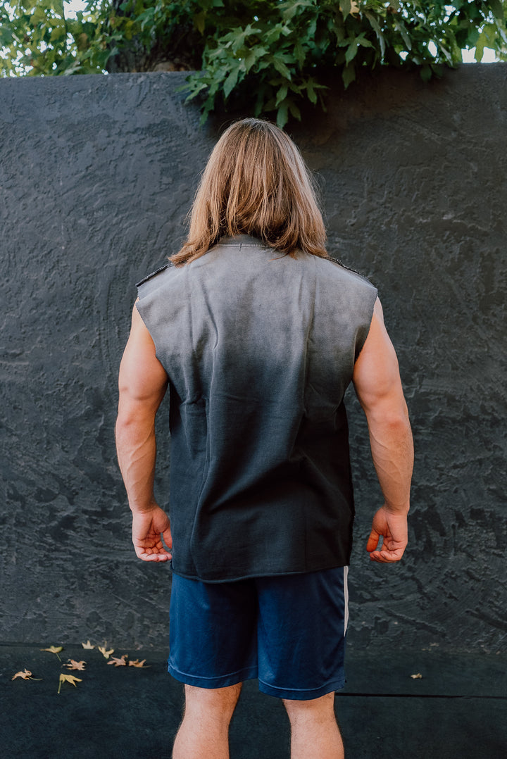 Heavy Metal Muscle Shirt Moon Wash