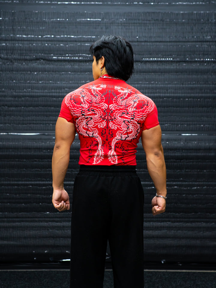 Harbinger Compression T-Shirt Ruby
