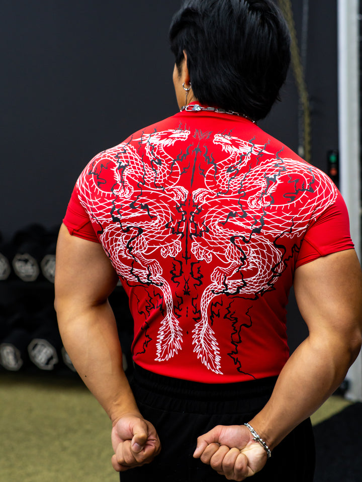 Harbinger Compression T-Shirt Ruby