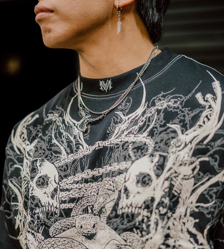 Forsaken "Premium" Oversized T-Shirt Black