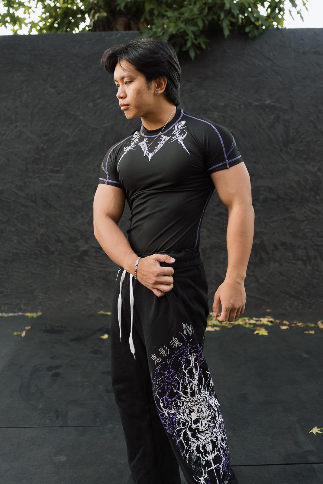 Nightcrawler Compression T-Shirt Black