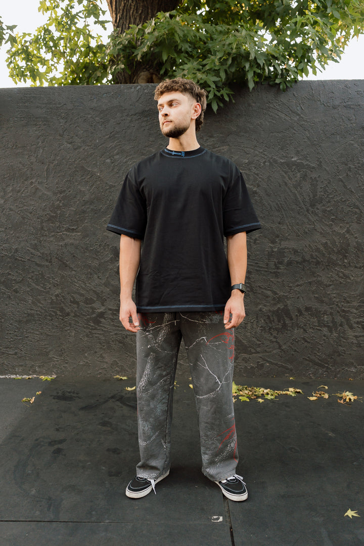 Motivated "Premium" Oversized T-Shirt Black
