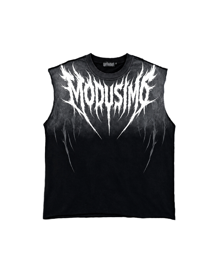 Heavy Metal Muscle Shirt Moon Wash