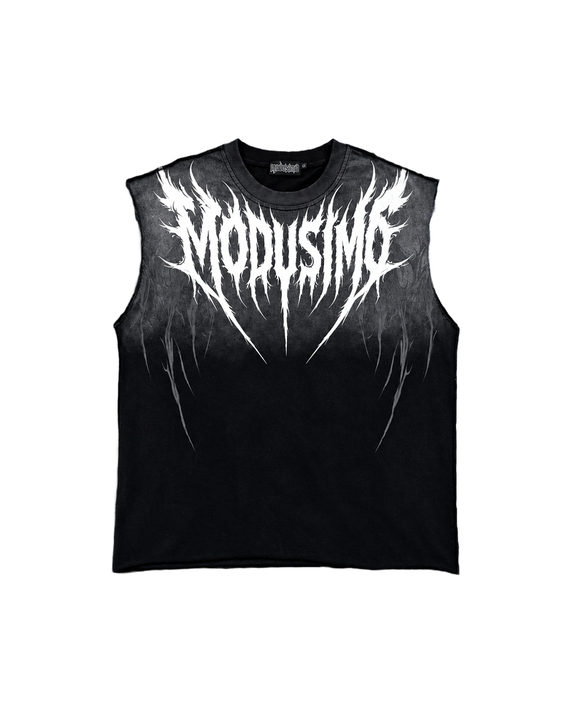 Heavy Metal Muscle Shirt Moon Wash