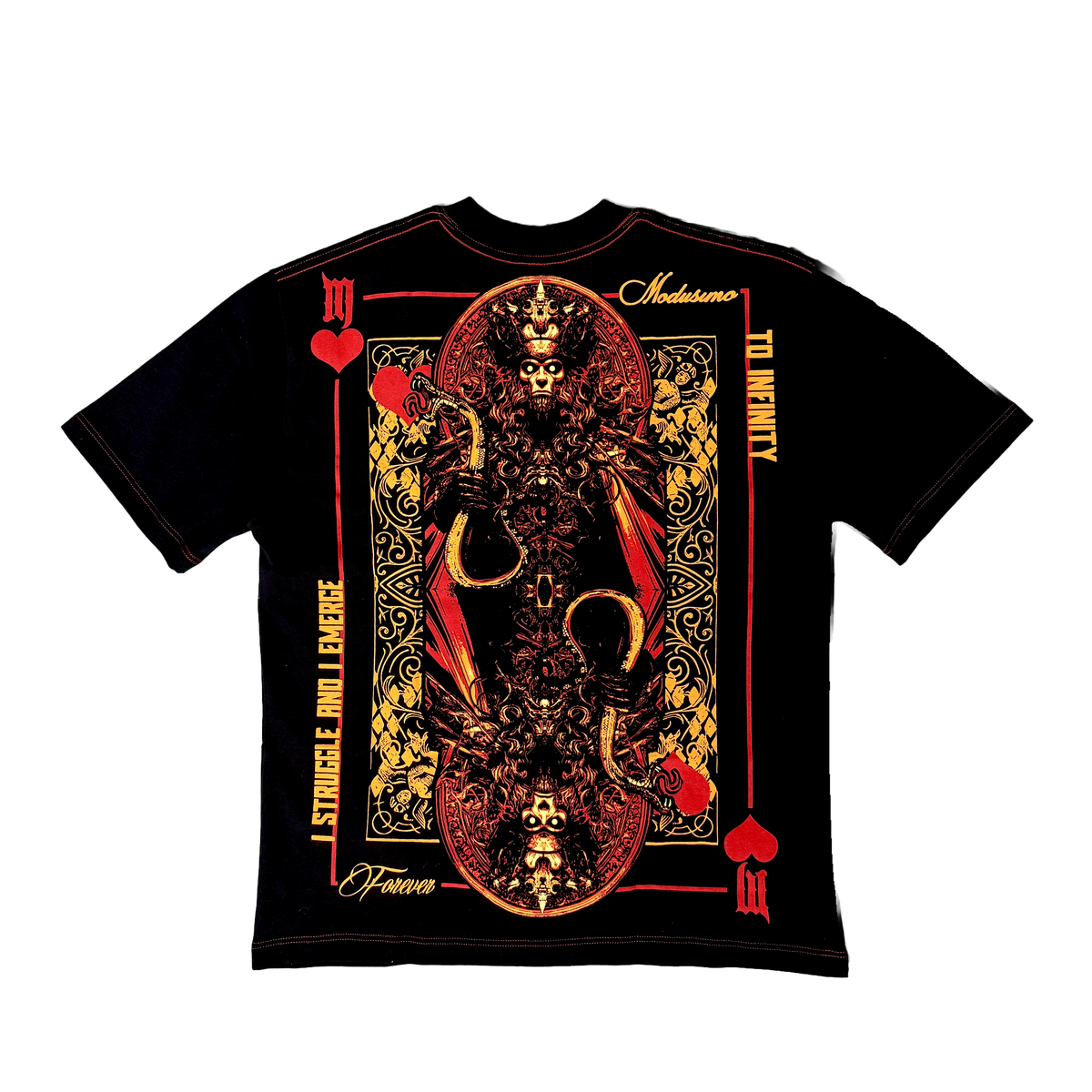 Luck of the Draw "Premium" Oversized T-Shirt Black