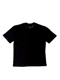 Royal Flush Premium oversized tee in black, front flat lay