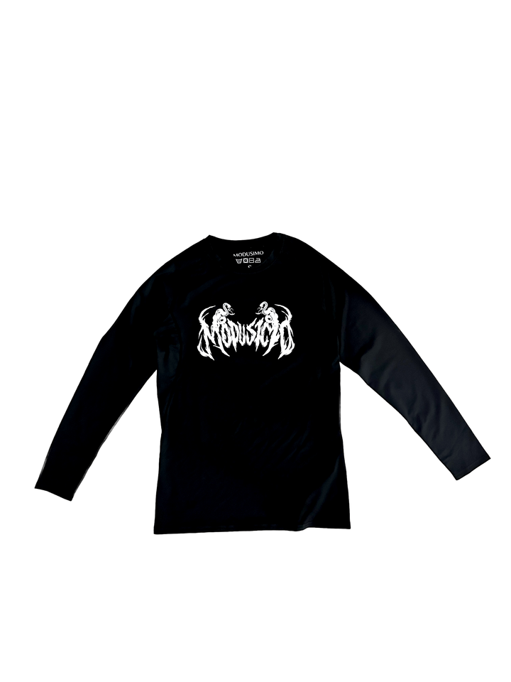 "Deadly" Compression Long Sleeve T-Shirt Black