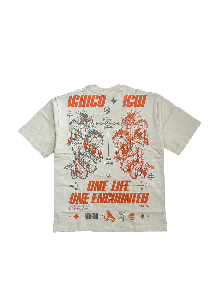 Ichigo Ichi "Premium" Oversized T-Shirt Pastel Cream