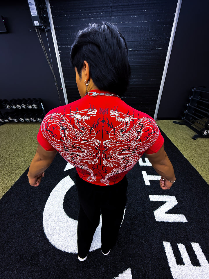 Harbinger Compression T-Shirt Ruby