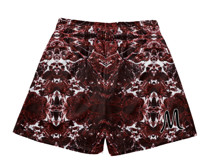 "At Any Cost Necessary" Mesh Shorts